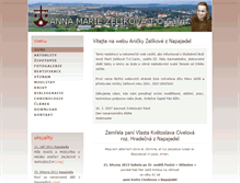 Tablet Screenshot of anickazelikova.cz